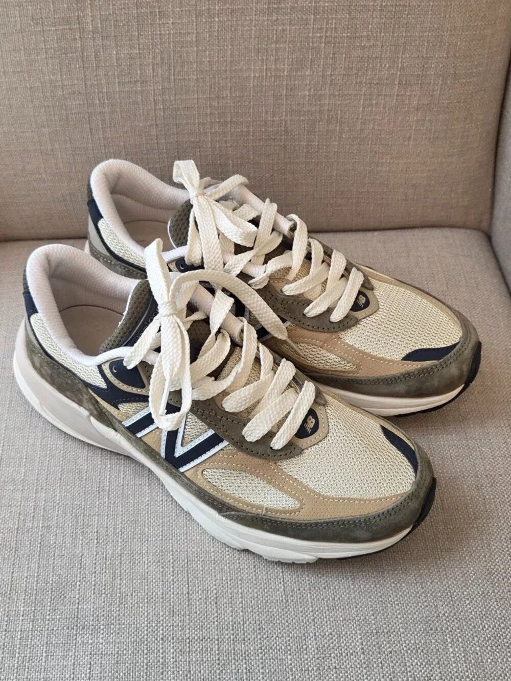 New Balance 990v6 Teddy Santis Collab Mens Size 7 Green Brown Dad Shoe Chunky